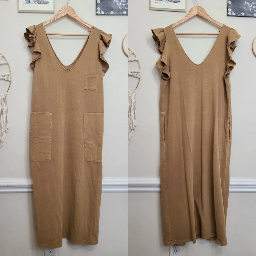 Free People FP Beach Once Upon A Sea Midi Dress - Picture 2 of 3